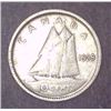 Image 1 : 1939 Canadian Silver 10 Cent Coin