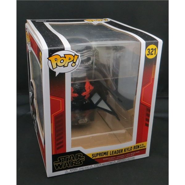 New Funko Pop Star Wars Supreme Leader Kylo Ren in Tie Whisper #321 BV $55