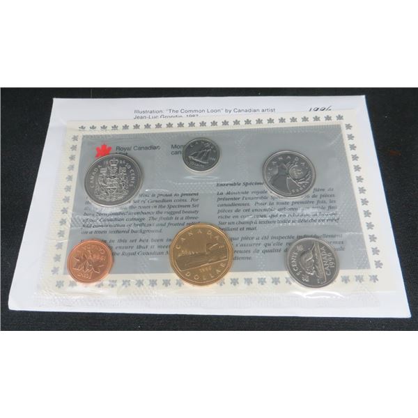 Royal Canadian Mint 1996 Uncirculated 6 Coin Set
