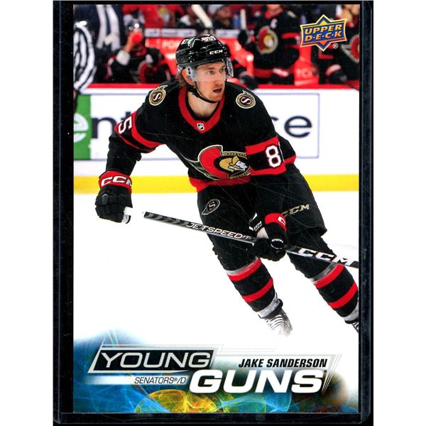 2022-23 Upper Deck Oversized #466 Jake Sanderson YG