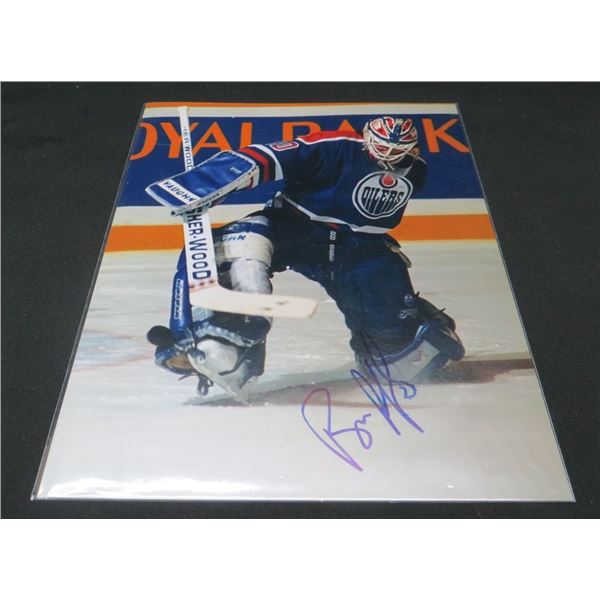 Bill Ranford Edmonton Oilers Autographed 8x10 Photo
