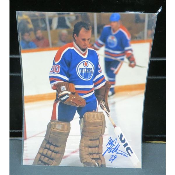 Mike Palmateer Edmonton Oilers Autographed 8x10 Photo