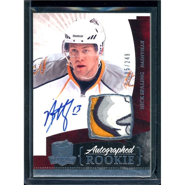 2010-11 The Cup #124 Nick Spaling JSY AU RC 105/249 BV $35