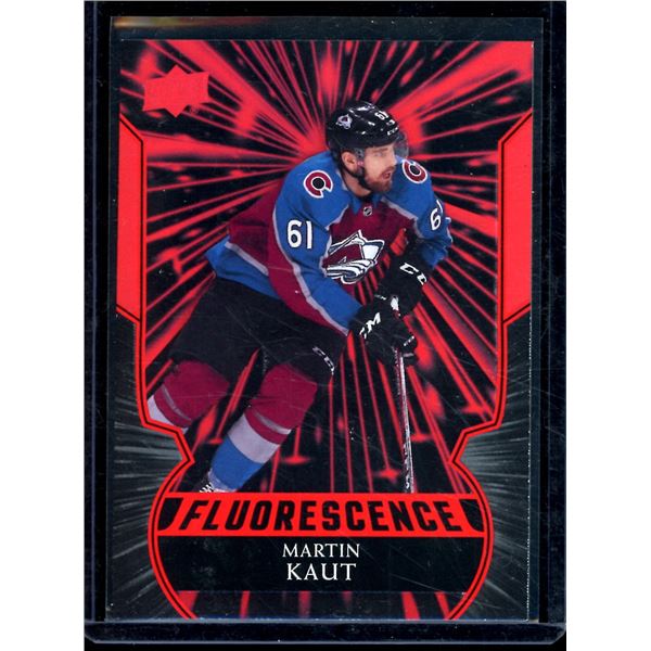 2020-21 Upper Deck Fluorescence Red #F26 Martin Kaut