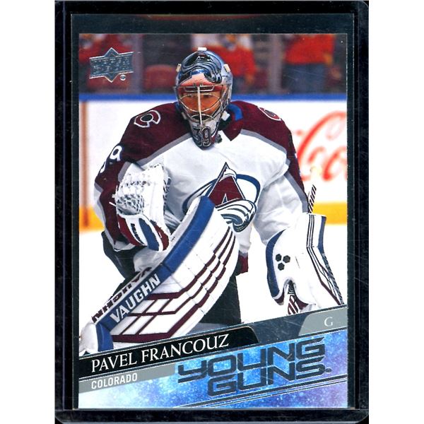 2020-21 Upper Deck #249 Pavel Francouz YG RC