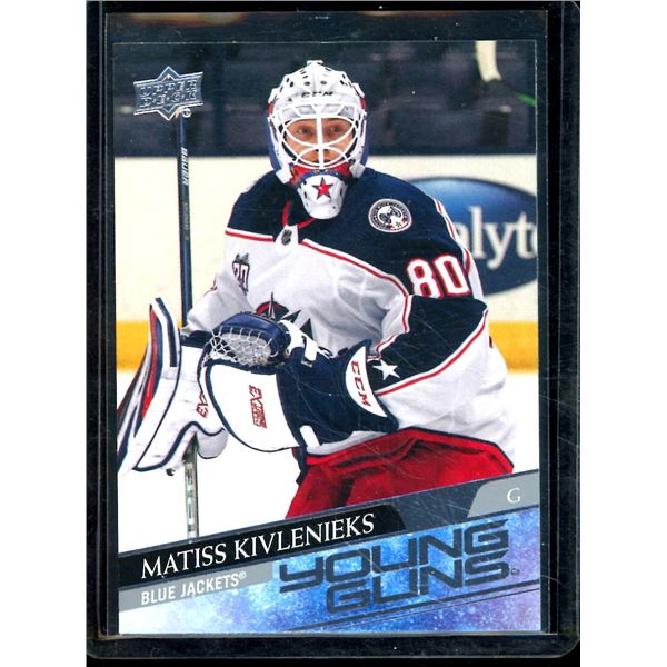 2020-21 Upper Deck #480 Matiss Kivlenieks YG RC