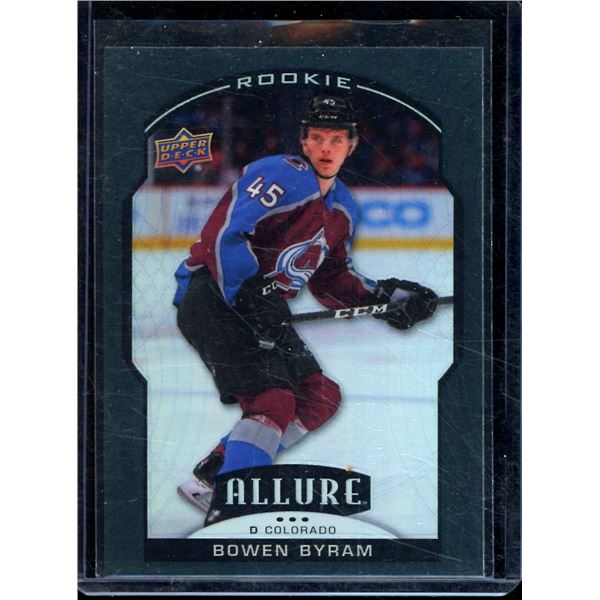 2020-21 Upper Deck Allure Black Rainbow #98 Bowen Byram Rookie Card