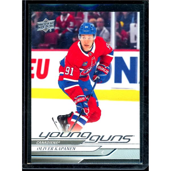 2024-25 Upper Deck #461 Oliver Kapanen YG RC BV $35