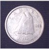 Image 1 : 1938 Canadian Silver 10 Cent Coin