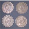 Image 2 : 4x Canadian Pennies 1952