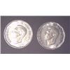 Image 2 : 2x Canadian Nickels 1945