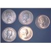 Image 2 : 5x Canadian Pennies 1964