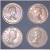 Image 2 : 4x Canadian Pennies 1953