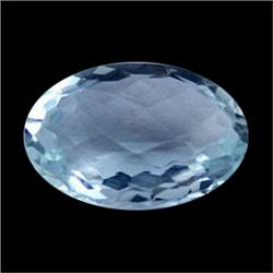 8ct 100% Natural Blue Aquamarine Oval Cut FLAWLESS (GEM-17294)