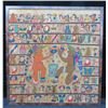 Image 1 : Embroidered Mayan Framed Picture measures 32.5" x 34"