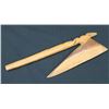 Image 1 : Hand Carved Wooden Hatchet 14" Tall