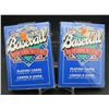 Image 1 : 2 New Packs Of Premier MLB Baseball Playing Cards