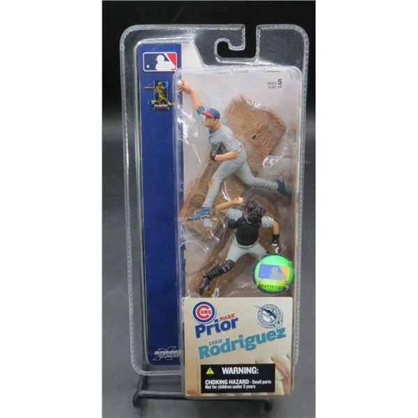 2004 McFarlane Sports Picks Mark Prior & Ivan Rodriguez Mini Figure Pack