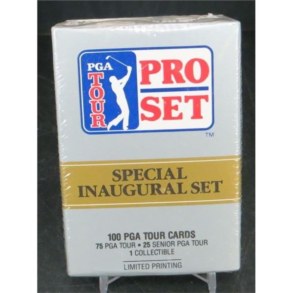 1990 PGA Golf Tour Pro Set Special Inaugural Hobby Factory Sealed Set- 100 Cards