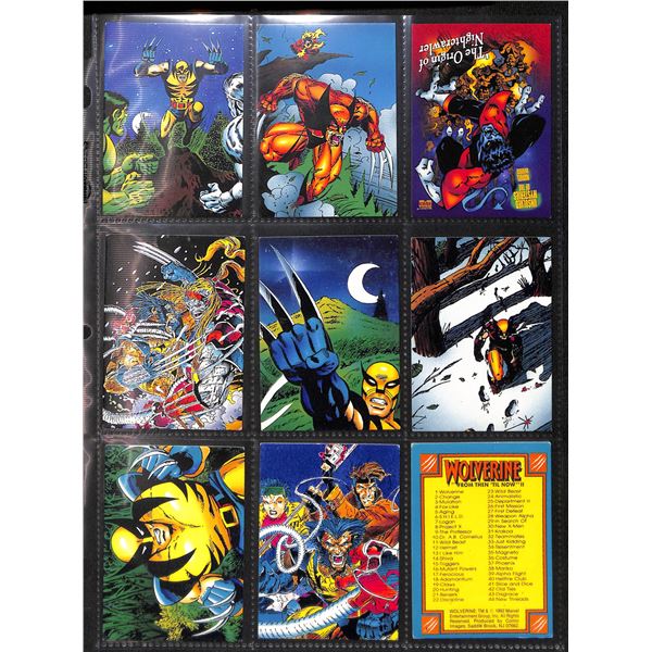 Lot Of 9 Various Marvel Collector Cards