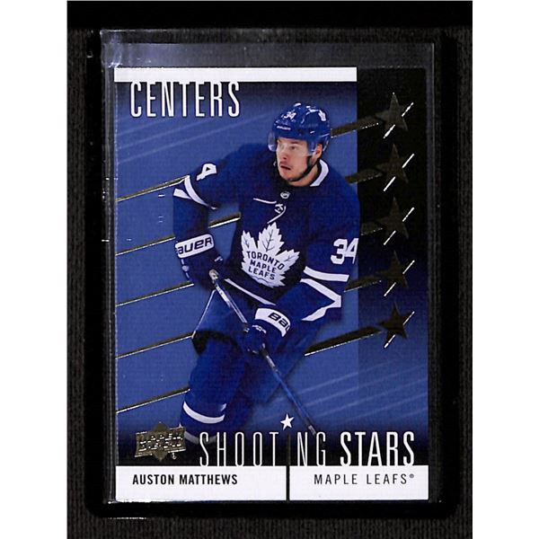 2019-20 Upper Deck Shooting Stars Centers #SSC3 Auston Matthews