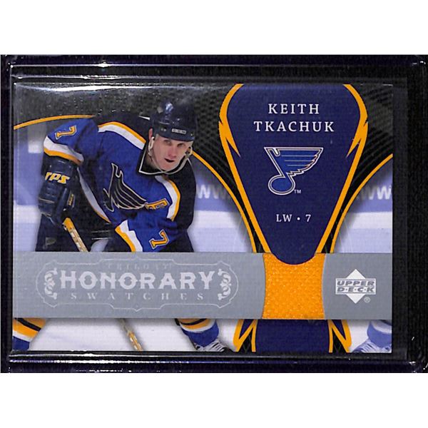 2007-08 Upper Deck Trilogy Honorary Swatches #HSKT Keith Tkachuk