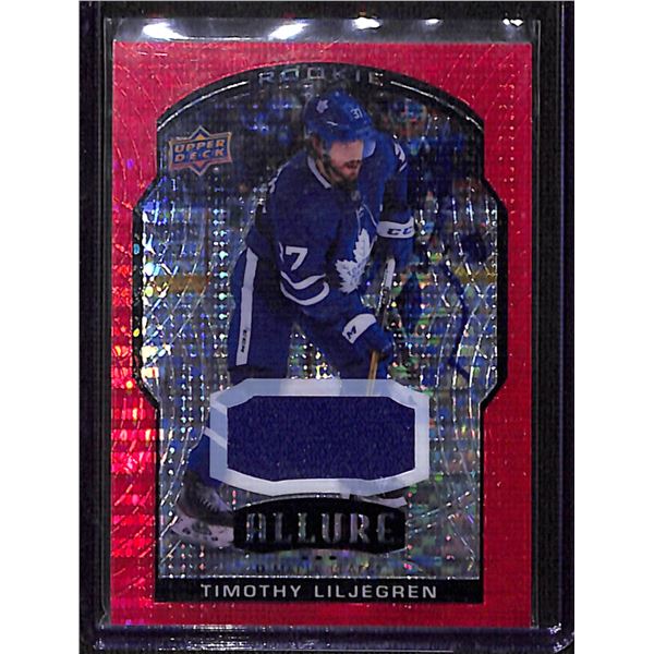 2020-21 Upper Deck Allure Jerseys Red Rainbow #89 Timothy Liljegren