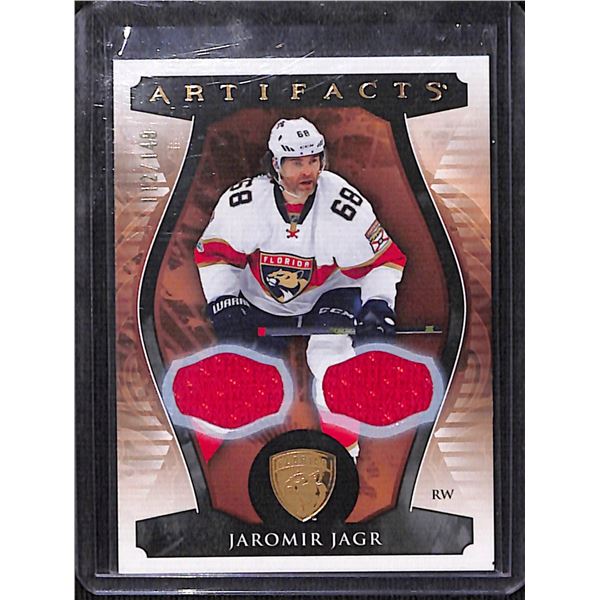 2023-24 Artifacts Materials Gold #158 Jaromir Jagr 112/149 BV $40