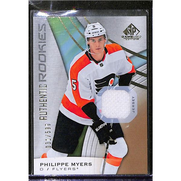 2019-20 SP Game Used Gold #119 Philippe Myers JSY 31/599
