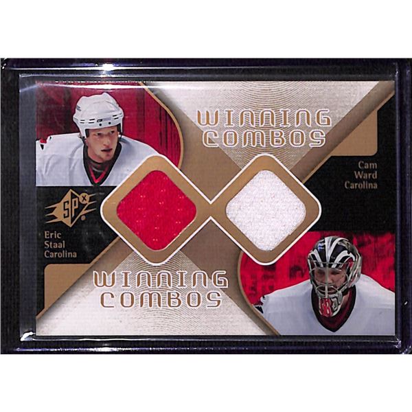 2007-08 SPx Winning Combos #WCSW Eric Staal/Cam Ward