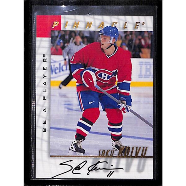 1997-98 Be A Player Autographs #3 Saku Koivu