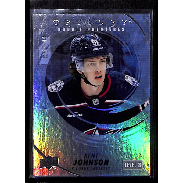 2022-23 Upper Deck Trilogy Rookie #245 Kent Johnson 123/299