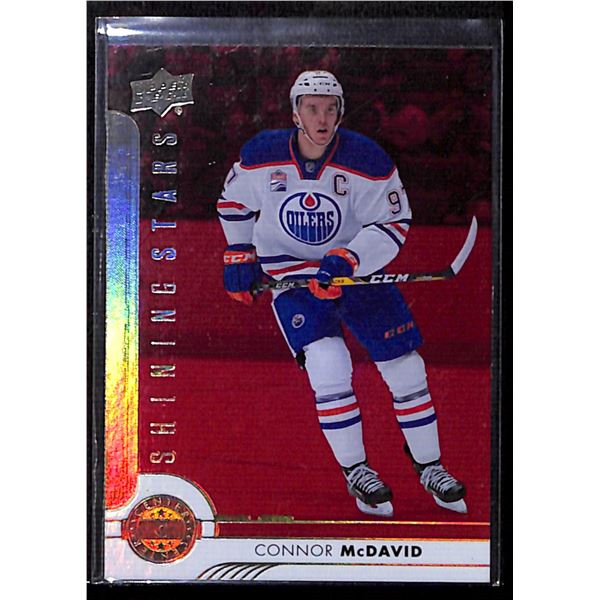 2017-18 Upper Deck Shining Stars Centers Red #SSC3 Connor McDavid BV $30