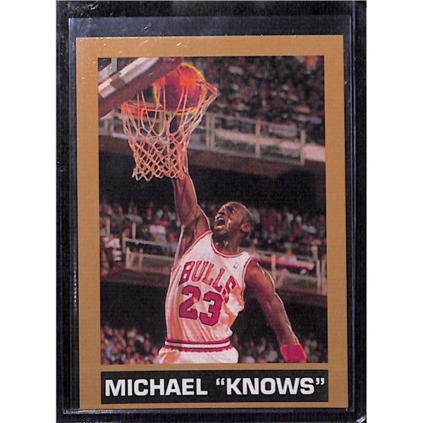 Michael Jordan Knows Slam Dunk Competitions Collector Card