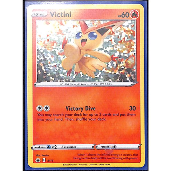 Pokemon Victini - 5/15 McDonald's Collection Promo