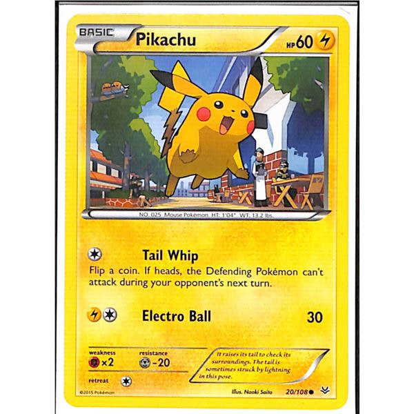 Pokemon Pikachu - 20/108 - Common Roaring Skies
