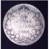 Image 1 : 1930 Canadian Silver 10 Cent Coin