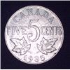 Image 1 : 1935 Canadian 5 Cent Coin