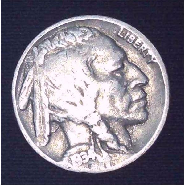 1934 USA Buffalo Nickel