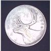Image 1 : 1946 Canadian Silver 25 Cent Coin