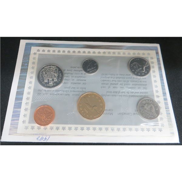 Royal Canadian Mint 1990 Uncirculated Proof Like 6 Coin Collector Set