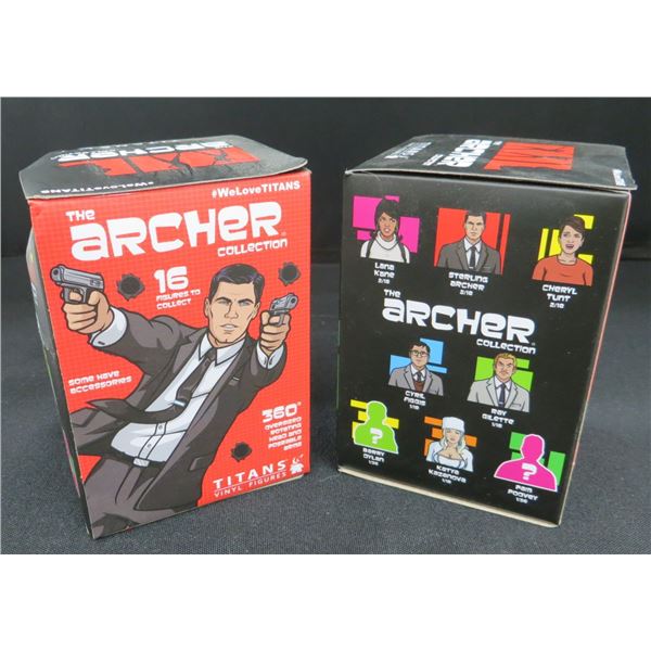2 New Sealed Archer Mystery Vinyl Figures