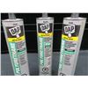 Image 2 : 3 New Black DAP Polyurethane Construction Adhesive Sealant