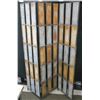 Image 2 : Tin Rustic Look 3 Panel Room Divider 69" Tall