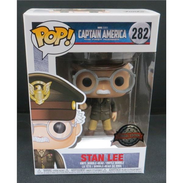 New Funko Pop Marvel Captain America Stan Lee #282 Special Edition BV $50
