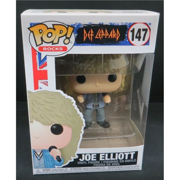 New Funko Pop Rocks Def Leppard Joe Elliott #147 BV $30