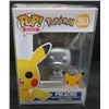 Image 1 : New Funko Pop Pokemon Pikachu #353 Metallic Silver BV $30