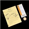 Image 1 : NCIS (TV) - Cast Autographed Script & Real N.C.I.S. Coin - 58-9