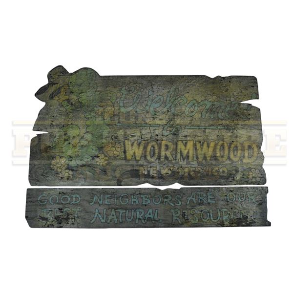 Tales from the Crypt: Demon Knight – “Wormwood New Mexico” Sign [x=#8211/