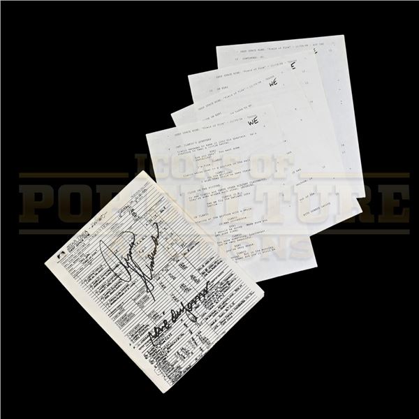 Star Trek: Deep Space Nine (TV) -  Autographed Call Sheet & Script Sides - 58-50
